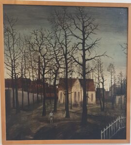 Peter Weiss. Ung man på kyrkogård.